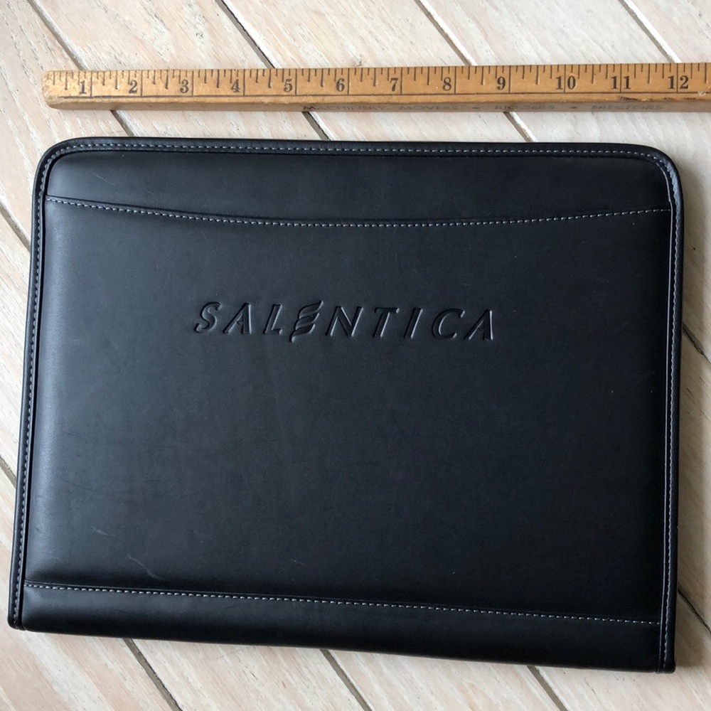 genuine leather professional portfolio